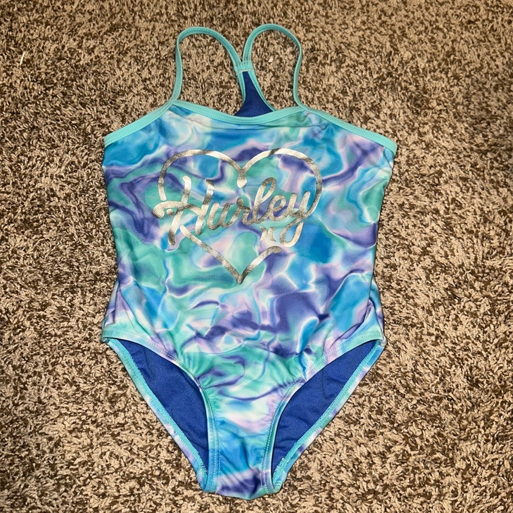 Girls Hurley one piece swimsuit size 4
